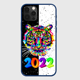 Чехол для iPhone 12 Pro Max с принтом НОВЫЙ ГОД 2022   НОВОГОДНИЙ ТИГР   ПОП АРТ   POP ART в Кировске, Силикон |  | 2021 | 2022 | happy new year | merry christmas | new year | snow | tiger | winter | year of the tiger | год тигра | зверь | зима | новогоднее настроение | новогодние праздники | новый год | рождество | символ года | синий тигр | снег | хищн