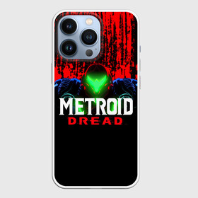 Чехол для iPhone 13 Pro с принтом Metroid Dread Самус Аран и потеки крови в Кировске,  |  | aran | dread | mercurysteam | metroid | nintendo | samus | samus aran | самус аран