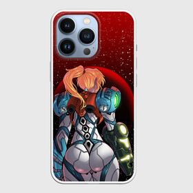 Чехол для iPhone 13 Pro с принтом Samus Aran | Metroid Dread в Кировске,  |  | cosmos | game | mercurysteam | metroid dread | metroid fusion | samus aran | space | игра | компьютерная игра | космос | метроид дреад | мэтройдо дореддо | самус аран | спейс