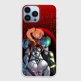 Чехол для iPhone 13 Pro Max с принтом Samus Aran | Metroid Dread в Кировске,  |  | cosmos | game | mercurysteam | metroid dread | metroid fusion | samus aran | space | игра | компьютерная игра | космос | метроид дреад | мэтройдо дореддо | самус аран | спейс