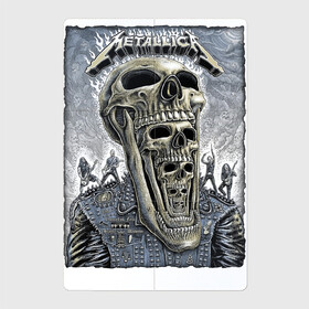 Магнитный плакат 2Х3 с принтом Metallica - thrash metal в Кировске, Полимерный материал с магнитным слоем | 6 деталей размером 9*9 см | group | guys | metallica | music | rock | skull | thrash metal | группа | металлика | музыка | рок | череп | чуваки