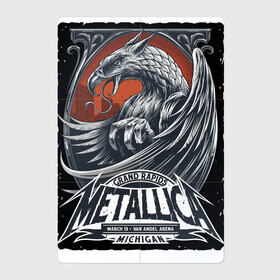 Магнитный плакат 2Х3 с принтом Metallica - Michigan playbill Grand Rapids в Кировске, Полимерный материал с магнитным слоем | 6 деталей размером 9*9 см | beak | group | hard rock | metallica | michigan | music | playbill | thrash metall | usa | wings | афиша | группа | клюв | крылья | металлика | мичиган | музыка | сша | тяжёлый рок