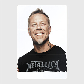 Магнитный плакат 2Х3 с принтом James Alan Hetfield - Metallica в Кировске, Полимерный материал с магнитным слоем | 6 деталей размером 9*9 см | guitarist | hard rock | james alan hetfield | metallica | music | thrash metal | vocalist | вокалист | гитарист | джеймс алан хэтфилд | металлика | музыка | трэш метал | тяжёлый рок