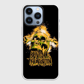 Чехол для iPhone 13 Pro с принтом BMTH Skull в Кировске,  |  | alternative | bring me the horizon | metall | music | rock | альтернатива | бринг ми зэ харайзон | бринги | металл | музыка | рок