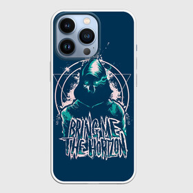 Чехол для iPhone 13 Pro с принтом Death with BMTH в Кировске,  |  | alternative | bring me the horizon | metall | music | rock | альтернатива | бринг ми зэ харайзон | бринги | металл | музыка | рок