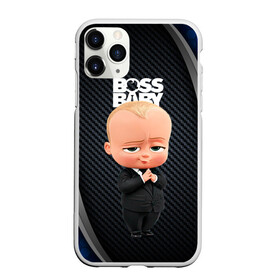 Чехол для iPhone 11 Pro матовый с принтом BOSS black blue в Кировске, Силикон |  | baby | boss | boss baby | босс | босс молокосос | маленький босс | малыш | мальчик | молокосос | ребенок