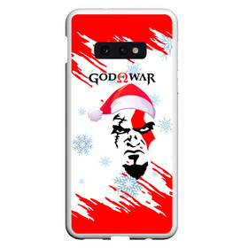 Чехол для Samsung S10E с принтом Новогодний God of War. в Кировске, Силикон | Область печати: задняя сторона чехла, без боковых панелей | ascension | betrayal | chains of olympus | cratos | ghost of sparta | god of war | hack and slash | kratos | logo | бог войны | год ов вар | год оф вар | игра | кратос | лого | логотип | новогодний | новогодний god of war | снежинки | эмблема