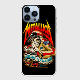 Чехол для iPhone 13 Pro Max с принтом Metallica WELCOME TO ROCKVILLE в Кировске,  |  | hard | heavy | james hetfield | kirk hammett | lars ulrich | metallica | music | robert trujillo | rock band | thrash | thrashmetal | джеймс хэтфилд | кирк хэмметт | ларс ульрих | метал | металика | металлика | музыка | роберт трухильо | рок группа | трэш