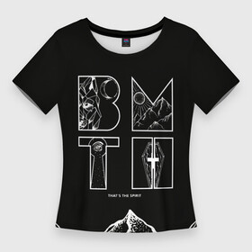Женская футболка 3D Slim с принтом Thats the spirit BMTH в Кировске,  |  | alternative | bring me the horizon | metall | music | rock | альтернатива | бринг ми зэ харайзон | бринги | металл | музыка | рок