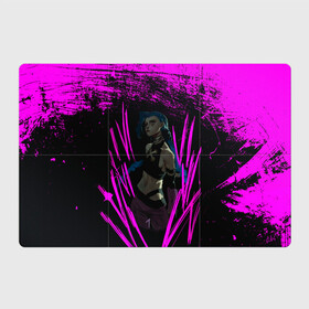 Магнитный плакат 3Х2 с принтом Pink Jinx в Кировске, Полимерный материал с магнитным слоем | 6 деталей размером 9*9 см | arcane | jinx | league of legends | lol | moba | аркейн | джинкс | жинкс | лига легенд | лол | моба