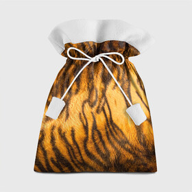 Подарочный 3D мешок с принтом Шкура тигра 2022 в Кировске, 100% полиэстер | Размер: 29*39 см | Тематика изображения на принте: 2022 | год тигра | новый год | новый год 2022 | символ года | тигр | тигренок | тигрица | тигры