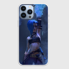 Чехол для iPhone 13 Pro Max с принтом JINX | ARCAME в Кировске,  |  | arcane | arcane league of legends | cartoon | jinx | league of legends | mult | stim punk | stimpunk | аркеин | аркейн | джинкс | мульт | мультик | паудер | порох | психопатка | синеголовая | синий хвост | стим панк | стимпанк