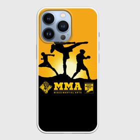 Чехол для iPhone 13 Pro с принтом ММА (Mixed Martial Arts) в Кировске,  |  | bellator | boxing | fight club | mixed martial arts | ufc | айкидо | беллатор | боевые искусства | боец | бои | бои без правил | бойцовский клуб | бокс | борьба | воин | джиуджитсу | дзюдо | единоборства | карате | кикбоксинг