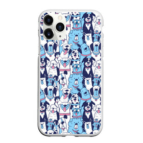 Чехол для iPhone 11 Pro Max матовый с принтом Забавные Пёсели паттерн Funny Dogs pattern в Кировске, Силикон |  | Тематика изображения на принте: dog | бульдог | далматинец | йорк | мопс | песик | порода | смешной | собака