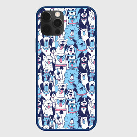 Чехол для iPhone 12 Pro Max с принтом Забавные Пёсели паттерн Funny Dogs pattern в Кировске, Силикон |  | Тематика изображения на принте: dog | бульдог | далматинец | йорк | мопс | песик | порода | смешной | собака