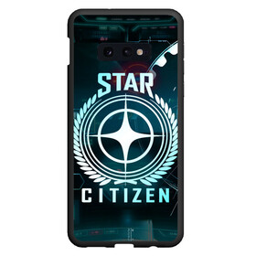 Чехол для Samsung S10E с принтом Star Citizen (Стар Ситизен) в Кировске, Силикон | Область печати: задняя сторона чехла, без боковых панелей | Тематика изображения на принте: squadron 42 | star citizen | галактика | игры | космического симулятора | космос