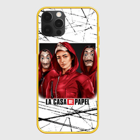 Чехол для iPhone 12 Pro с принтом СЕРИАЛ БУМАЖНЫЙ ДОМ LA CASA DE PAPEL BELLA CIAO в Кировске, силикон | область печати: задняя сторона чехла, без боковых панелей | bella ciao | la casa de papel | бумажный дом | ла каса де | ла каса де папель | ла каса де пепел | лакаса | сериал | фильм