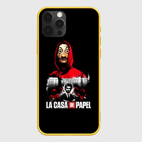 Чехол для iPhone 12 Pro с принтом СЕРИАЛ БУМАЖНЫЙ ДОМ LA CASA DE PAPEL в Кировске, силикон | область печати: задняя сторона чехла, без боковых панелей | bella ciao | la casa de papel | бумажный дом | ла каса де | ла каса де папель | ла каса де пепел | лакаса | сериал | фильм