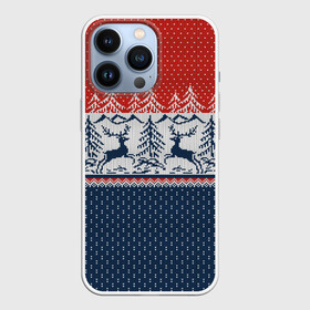 Чехол для iPhone 13 Pro с принтом НОВОГОДНИЙ УЗОР в Кировске,  |  | background | christmas | deer | holiday | knitted pattern | new year | new years pattern | pattern | texture | tree | вязаный узор | елка | елочка | новогодний узор | новый год | олени | паттерн | праздник | рождество | текстура | узор | фон