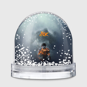 Игрушка Снежный шар с принтом JioK огонь в Кировске, Пластик | Изображение внутри шара печатается на глянцевой фотобумаге с двух сторон | дым | монстры | огонь | персонаж | человек
