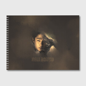 Альбом для рисования с принтом Hellbound персонаж в Кировске, 100% бумага
 | матовая бумага, плотность 200 мг. | Тематика изображения на принте: дым | монстор | надпись | название | персонаж