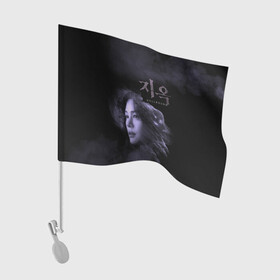 Флаг для автомобиля с принтом Min Hye jin в Кировске, 100% полиэстер | Размер: 30*21 см | дым | женщина | монстр | персонаж