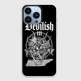 Чехол для iPhone 13 Pro с принтом Devilish trio 615 в Кировске,  |  | develish trio | devilish trio | hip hop | rap | rep | девелишь трио | исполнители | исполнитель | музыка | реп