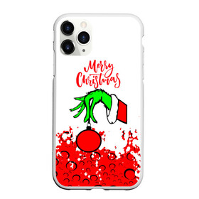 Чехол для iPhone 11 Pro матовый с принтом Merry Christmas Grinch в Кировске, Силикон |  | Тематика изображения на принте: 2022 | grinch | happy new year | merry christmas | год тигра | гринч | зима близко | нг | новогодний | новый год | новый год 2022 | рождество | снег | снежинки