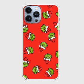 Чехол для iPhone 13 Pro Max с принтом Гринч Похититель Рождества. в Кировске,  |  | 2022 | grinch | happy new year | merry christmas | год тигра | гринч | зима близко | нг | новогодний | новый год | новый год 2022 | рождество | снег | снежинки