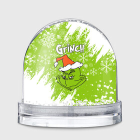 Игрушка Снежный шар с принтом Grinch Green. в Кировске, Пластик | Изображение внутри шара печатается на глянцевой фотобумаге с двух сторон | 2022 | grinch | happy new year | merry christmas | год тигра | гринч | зима близко | нг | новогодний | новый год | новый год 2022 | рождество | снег | снежинки