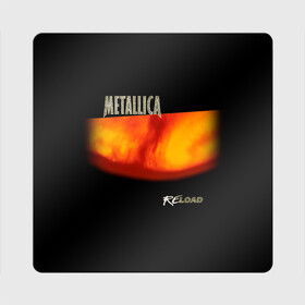 Магнит виниловый Квадрат с принтом Metallica ReLoad в Кировске, полимерный материал с магнитным слоем | размер 9*9 см, закругленные углы | hard | heavy | james hetfield | kirk hammett | lars ulrich | metallica | music | robert trujillo | rock band | thrash | thrashmetal | альбом | джеймс хэтфилд | кирк хэмметт | ларс ульрих | метал | металика | металлика | музыка | роберт трухильо | рок груп
