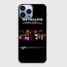 Чехол для iPhone 13 Pro Max с принтом Metallica S и M в Кировске,  |  | hard | heavy | james hetfield | kirk hammett | lars ulrich | metallica | music | robert trujillo | rock band | thrash | thrashmetal | альбом | джеймс хэтфилд | кирк хэмметт | ларс ульрих | метал | металика | металлика | музыка | роберт трухильо | рок груп