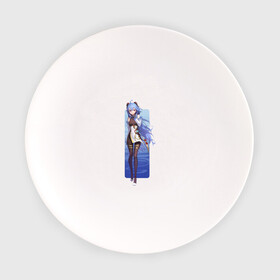 Тарелка с принтом Путешественница Гань Юй в Кировске, фарфор | диаметр - 210 мм
диаметр для нанесения принта - 120 мм | Тематика изображения на принте: genshin impact | арт | гань юй | козочка | кокосовая коза | ли юэ | рисунок