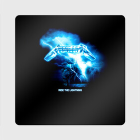 Магнит виниловый Квадрат с принтом Ride the Lightning | Metallica в Кировске, полимерный материал с магнитным слоем | размер 9*9 см, закругленные углы | hard | heavy | james hetfield | kirk hammett | lars ulrich | metallica | music | robert trujillo | rock band | thrash | thrashmetal | альбом | джеймс хэтфилд | кирк хэмметт | ларс ульрих | метал | металика | металлика | музыка | роберт трухильо | рок груп