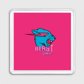 Магнит 55*55 с принтом Mr Beast Gaming Full Print (Pink edition) в Кировске, Пластик | Размер: 65*65 мм; Размер печати: 55*55 мм | Тематика изображения на принте: gamer | games | gaming | mr beast | mrbeast | youtube | блогеры | игры | мистер бист | ютуберы