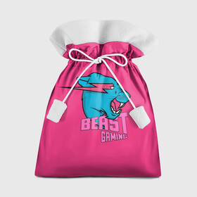 Подарочный 3D мешок с принтом Mr Beast Gaming Full Print (Pink edition) в Кировске, 100% полиэстер | Размер: 29*39 см | gamer | games | gaming | mr beast | mrbeast | youtube | блогеры | игры | мистер бист | ютуберы