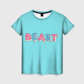 Женская футболка 3D с принтом Mr Beast Donut в Кировске, 100% полиэфир ( синтетическое хлопкоподобное полотно) | прямой крой, круглый вырез горловины, длина до линии бедер | mr beast | mrbeast | youtube | арты | блогеры | мистер бист | прикольные надписи | ютуберы
