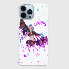 Чехол для iPhone 13 Pro Max с принтом JINX ARCANE, БРЫЗГИ КРАСОК в Кировске,  |  | akali | arcane | fan | fan art | hero | jinx | kda | kda mas | league of legends | lol | moba | neon | акали | аркейн | брызги | брызги красок | герой | джинкс | кда | краски | лига легенд | лол | моба | неон