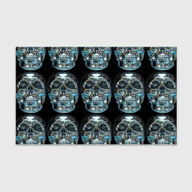 Бумага для упаковки 3D с принтом Skulls pattern 2028 в Кировске, пластик и полированная сталь | круглая форма, металлическое крепление в виде кольца | Тематика изображения на принте: fashion | future | pattern | skull | vanguard | авангард | будущее | мода | стекло | узор | череп