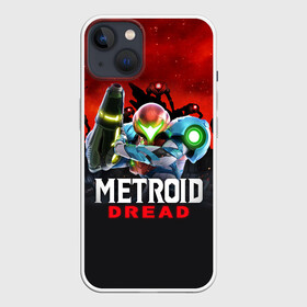 Чехол для iPhone 13 с принтом Space Fight | Metroid Dread в Кировске,  |  | game | logo | mercurysteam | metroid | metroid dread | metroid fusion | samus aran | игра | компьютерная игра | лого | логотип | метроид | метроид дреад | мэтроид | мэтройдо дореддо | самус аран | эмблема