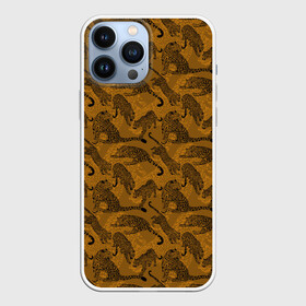 Чехол для iPhone 13 Pro Max с принтом Дикие Леопарды в Кировске,  |  | Тематика изображения на принте: jaguar | leopard | ocelot | predator | гепард | дикая кошка | животное | зверь | кот | леопард | леопардовые пятна | оцелот | хищная кошка | хищник | ягуар