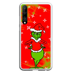 Чехол для Honor P30 с принтом Новогодний Grinch на танцполе. в Кировске, Силикон | Область печати: задняя сторона чехла, без боковых панелей | 2022 | grinch | happy new year | merry christmas | год тигра | гринч | зима близко | нг | новогодний | новый год | новый год 2022 | рождество | снег | снежинки