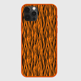 Чехол для iPhone 12 Pro с принтом Тигровые Полосы в Кировске, силикон | область печати: задняя сторона чехла, без боковых панелей | Тематика изображения на принте: animal | beast | cat | predator | tiger | амурский тигр | белый тигр | год тигра | животное | зверь | кот | полосатая кошка | саблезубый тигр | тигр | хищник | царь джунглей | шерхан