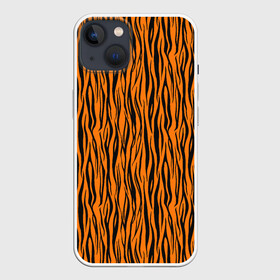 Чехол для iPhone 13 с принтом Тигровые Полосы в Кировске,  |  | Тематика изображения на принте: animal | beast | cat | predator | tiger | амурский тигр | белый тигр | год тигра | животное | зверь | кот | полосатая кошка | саблезубый тигр | тигр | хищник | царь джунглей | шерхан