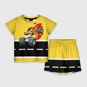Детский костюм с шортами 3D с принтом Вспыш и чудо машинки  Рык в Кировске,  |  | вспыш | детский | желтый | машина | машинки | монстрак | мультик | мультфильм | персонаж | рык | чудо