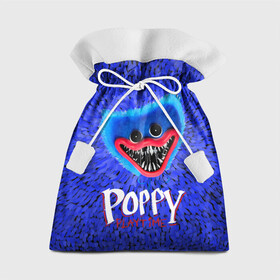 Подарочный 3D мешок с принтом Хагги Вагги - Поппи Плейтайм в Кировске, 100% полиэстер | Размер: 29*39 см | Тематика изображения на принте: horror | huggy | playtime | poppy | wuggy | вагги | хагги | хоррор