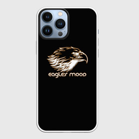 Чехол для iPhone 13 Pro Max с принтом Eagles mood в Кировске,  |  | бивни | животные | злой | злость | клюв | крылья | настроение | неон | неоновые принты | орел | природа | птицы | саванна | светящиеся | сердится | хищник