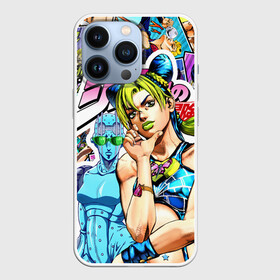 Чехол для iPhone 13 Pro с принтом JoJos Bizarre Adventure   Джолин Кудзё в Кировске,  |  | Тематика изображения на принте: anime | jojo | jojo bizarre adventure | jojo no kimyou na bouken | jojos bizarre adventure | jolyne cujoh | stone ocean | аниме | джоджо | джолин кудзё | манга