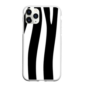 Чехол для iPhone 11 Pro матовый с принтом ZeBRO в Кировске, Силикон |  | Тематика изображения на принте: зебра | пестрый | полосатый | узор | черно белое