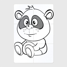 Магнитный плакат 2Х3 с принтом Пандочка в подгузниках в Кировске, Полимерный материал с магнитным слоем | 6 деталей размером 9*9 см | веселье | детские | для девушек | для детей | китай | медведь | медвежонок | мультики | панда | пандочка | сказка | сказочные | удивление